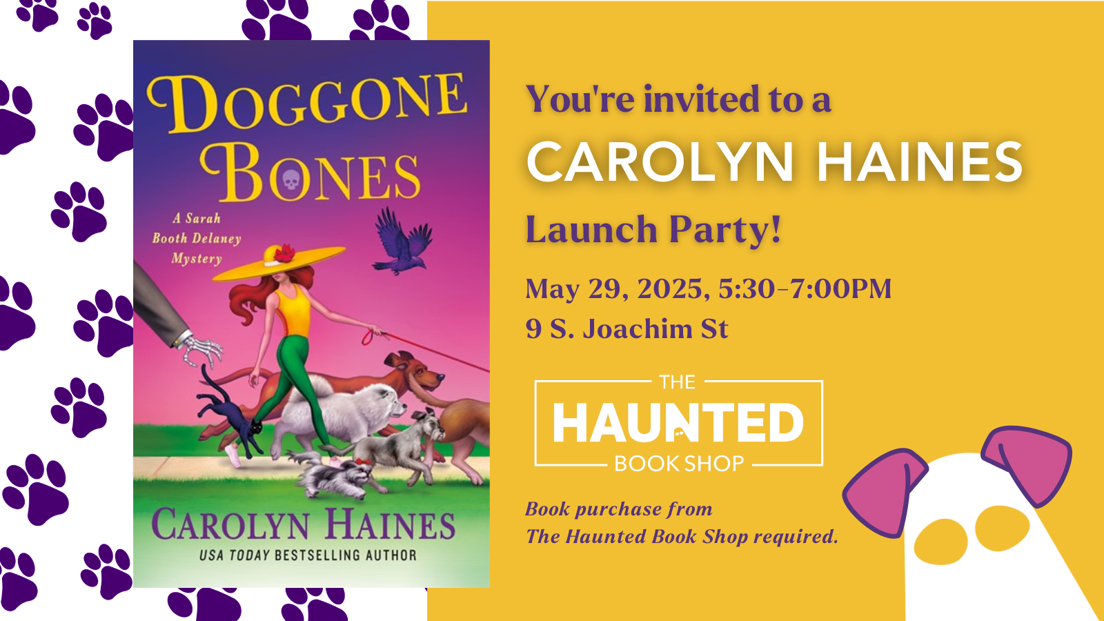 Launch Party at The Haunted Bookshop